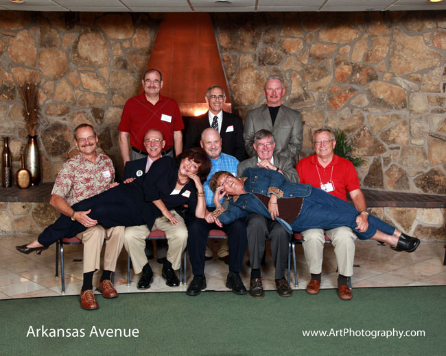 Arkansas Grade School - Fun Class Reunion Photo