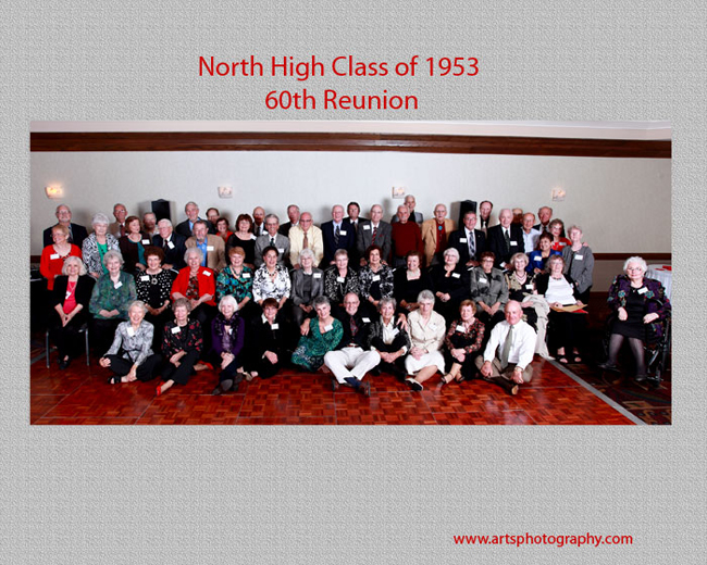 North High Class of 1953 - Wichita Kansas Large Group