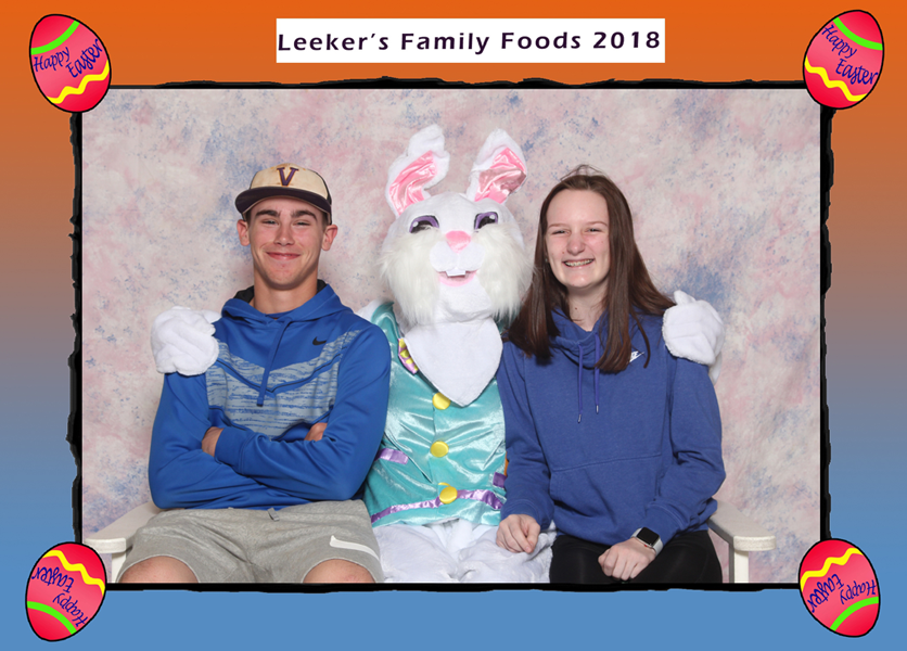 Easter Bunny Picture for business event.