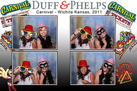 Business event photo booth photo