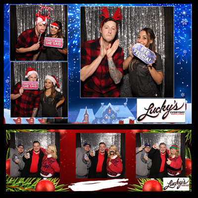 Business event photo booth photo print example.